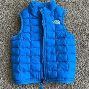 The North Face Bright Blue baby toddler Vest - Size 12-18 Months